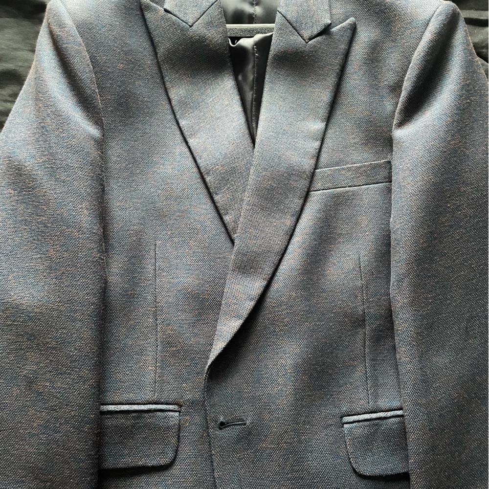 Orange Blue Blazer (Fall blazer)